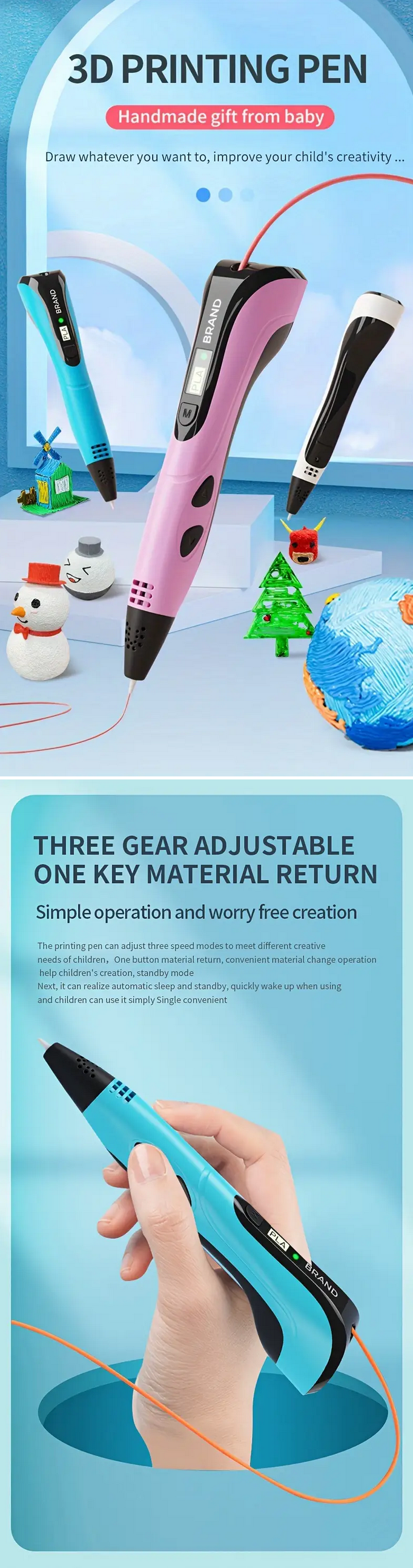 3D Printing Pen | Creative Drawing Tool | CraftopiaArt