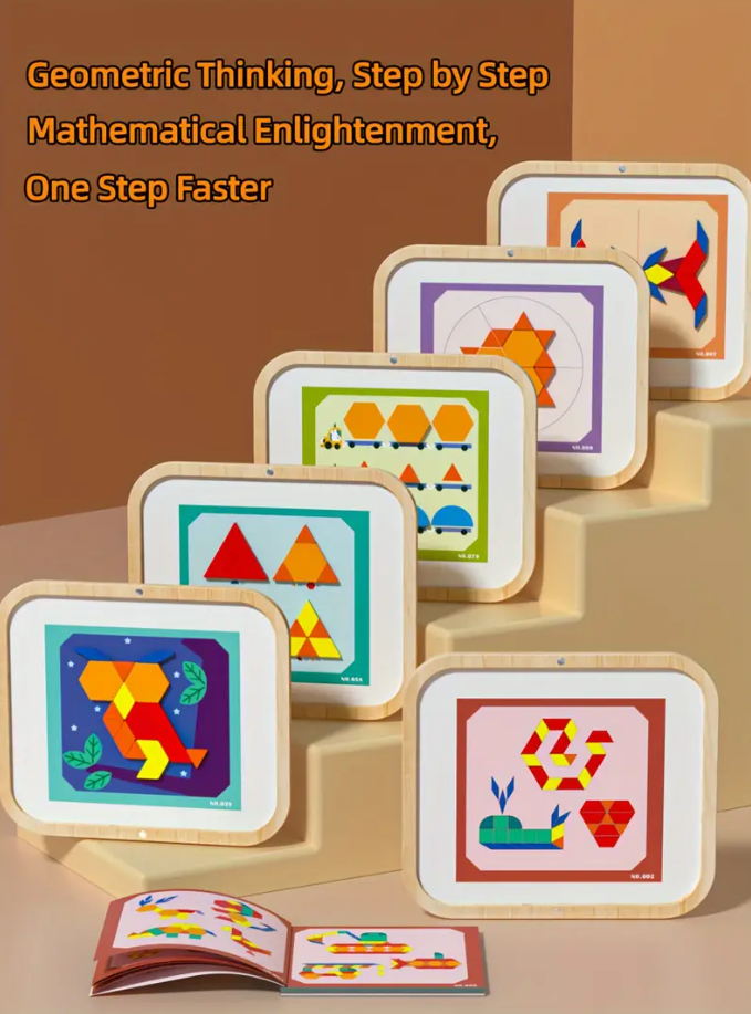 Magnetic Wooden Puzzle | Magnetic Puzzle Set | CraftopiaArt
