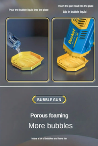 Bubble Blower Gun | LED Bubble Gun | CraftopiaArt