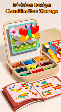 Magnetic Wooden Puzzle | Magnetic Puzzle Set | CraftopiaArt
