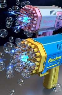 40-Hole LED Bubble Gun