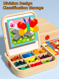 Magnetic Wooden Puzzle | Magnetic Puzzle Set | CraftopiaArt