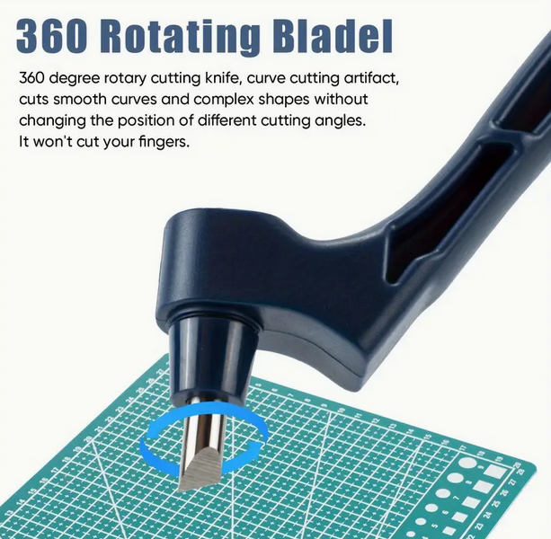Craft Cutting Tool | 360° Rotating Craft Knife | CraftopiaArt