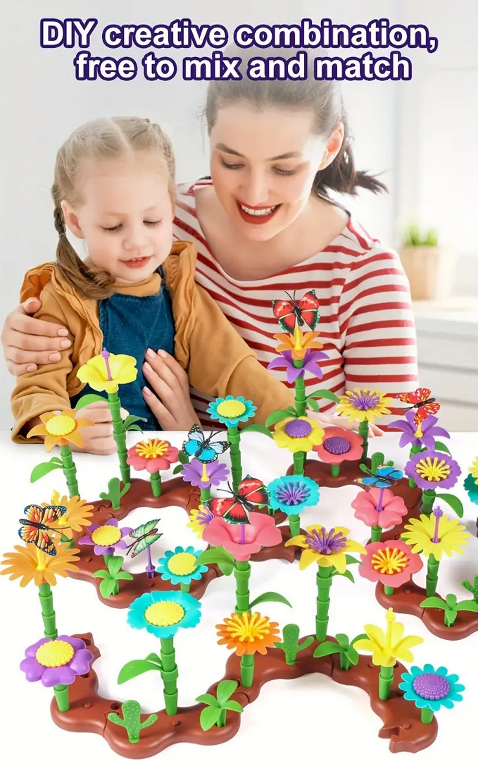 Flower Garden STEM Building Set