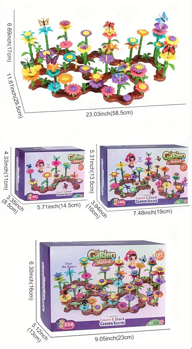 Flower Garden STEM Building Set