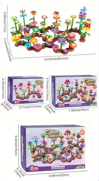 Flower Garden STEM Building Set