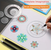 Magic Scratch Art Ruler Set