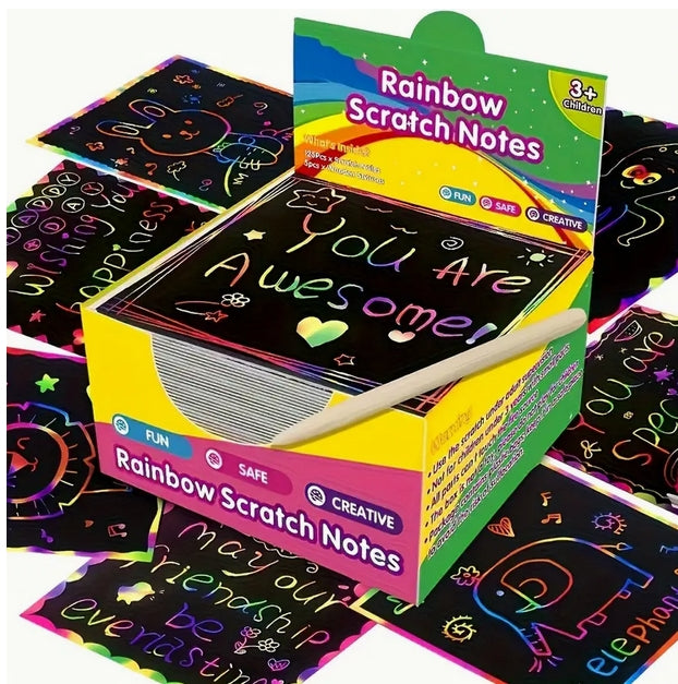 Rainbow Scratch Art Kit