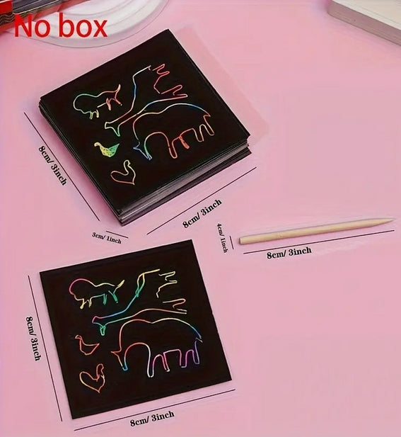 Rainbow Scratch Art Kit