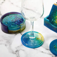 Silicone Coaster Resin Mold Set