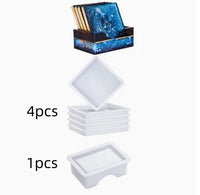 Silicone Coaster Resin Mold Set