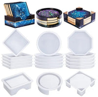 Silicone Coaster Resin Mold Set