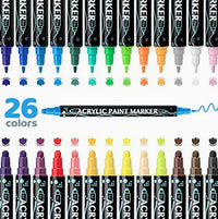 Double-Ended Acrylic Paint Pens