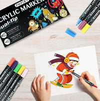 Double-Ended Acrylic Paint Pens