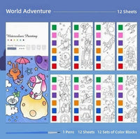 Watercolor Painting Book Set