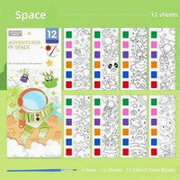 Watercolor Painting Book Set