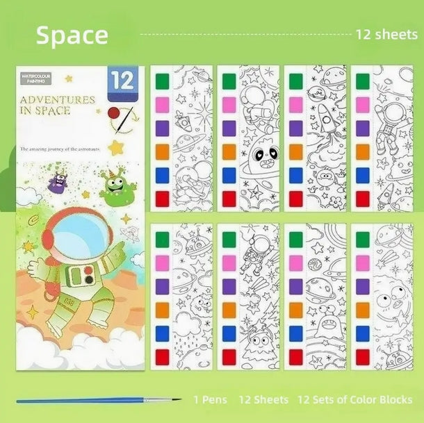 Watercolor Painting Book Set