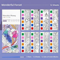 Watercolor Painting Book Set