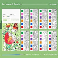Watercolor Painting Book Set