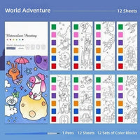 Watercolor Painting Book Set