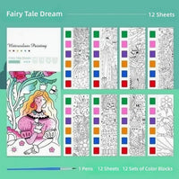 Watercolor Painting Book Set
