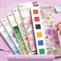 Watercolor Painting Book Set