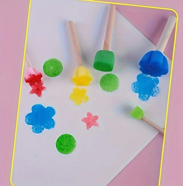 Kids Painting Sponges | Art Sponge Set | CraftopiaArt
