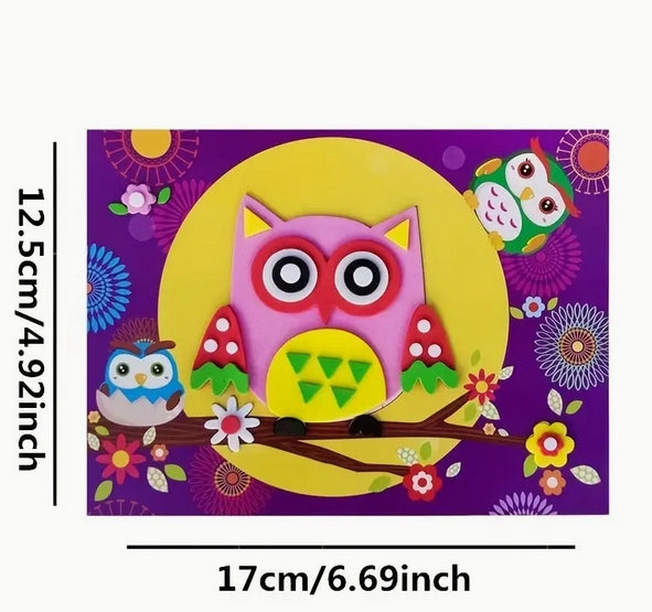 3D Foam Puzzles | Foam Sticker Puzzle Set | CraftopiaArt