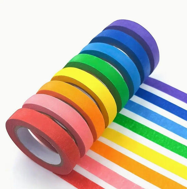 Colorful Masking Tape | 8-Piece Masking Tape | CraftopiaArt