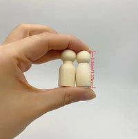 Wooden Peg Dolls | 20-Piece Peg Dolls | CraftopiaArt