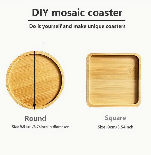 DIY Stained Glass Mosaic Coaster Kit
