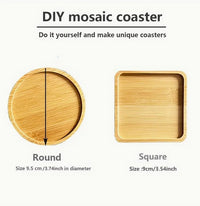 DIY Stained Glass Mosaic Coaster Kit