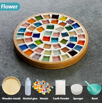 DIY Stained Glass Mosaic Coaster Kit