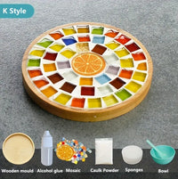 DIY Stained Glass Mosaic Coaster Kit