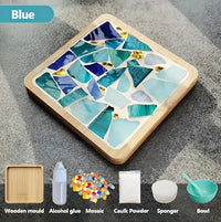 DIY Stained Glass Mosaic Coaster Kit