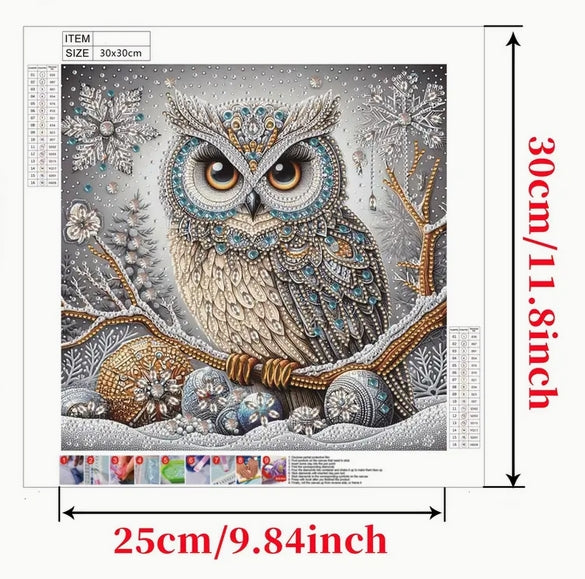 Diamond Painting Kit | Owl Painting Kit | CraftopiaArt