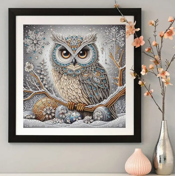 Diamond Painting Kit | Owl Painting Kit | CraftopiaArt