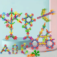 Plum Blossom 3D Building Blocks Set