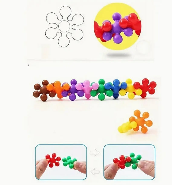 Plum Blossom 3D Building Blocks Set