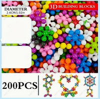 Plum Blossom 3D Building Blocks Set