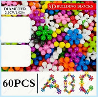 Plum Blossom 3D Building Blocks Set