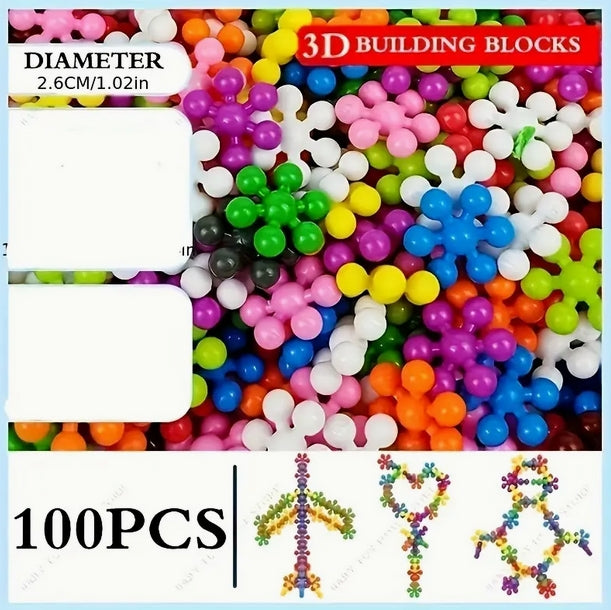 Plum Blossom 3D Building Blocks Set