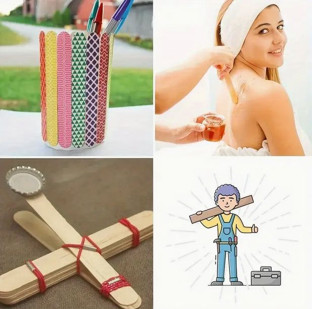 Wood Craft Sticks | Craft Stick Set | CraftopiaArt
