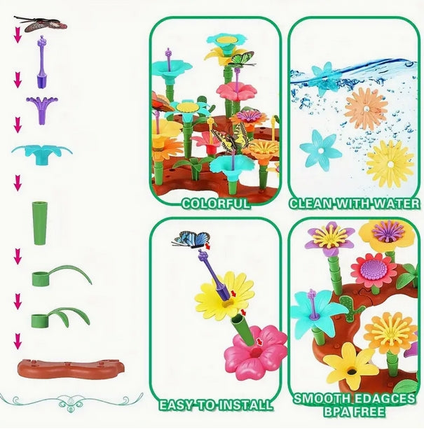 Flower Garden STEM Building Set