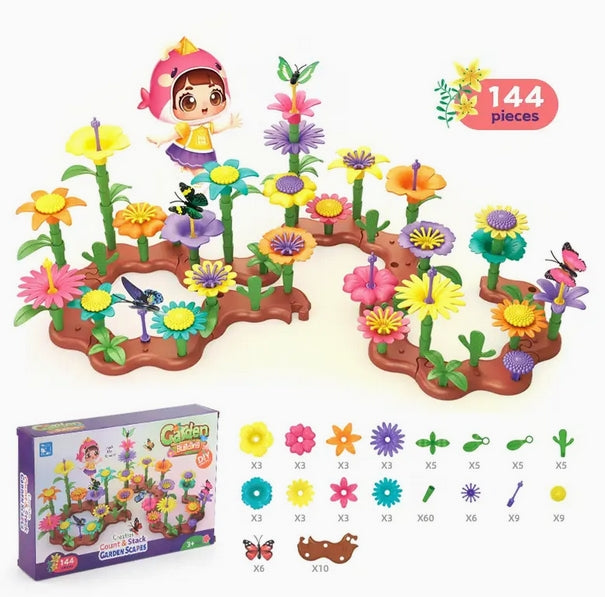 Flower Garden STEM Building Set