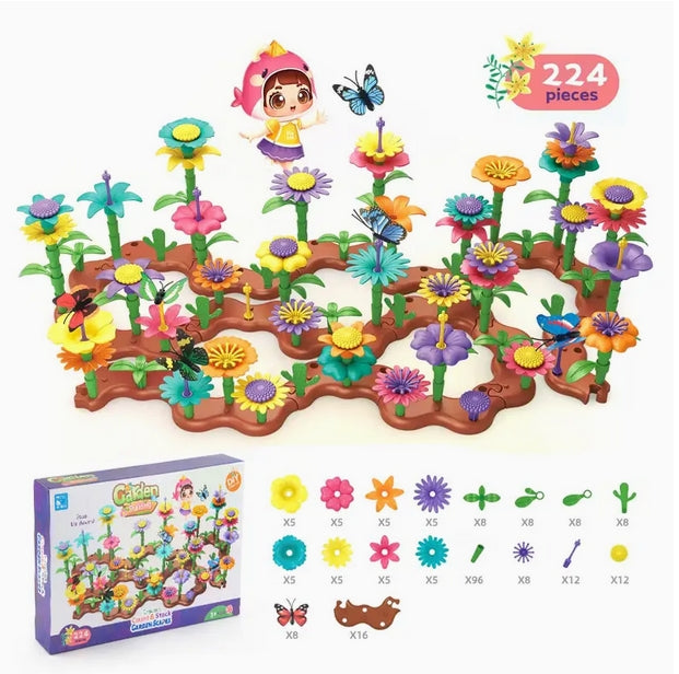 Flower Garden STEM Building Set