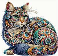 Whimsical Cat Diamond Painting Kit