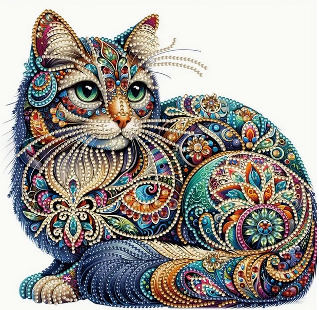 Whimsical Cat Diamond Painting Kit