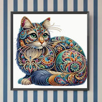 Whimsical Cat Diamond Painting Kit