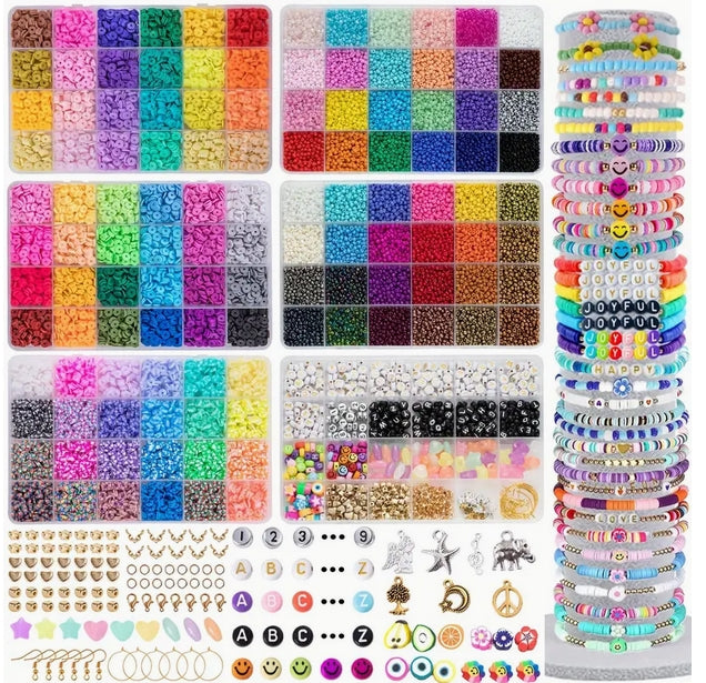 Bead Kits for Bracelets | Assorted Beads Kit | CraftopiaArt